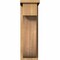 Ekena Millwork Del Monte Smooth Corbel w/Backplate, Western Red Cedar, 7 1/2"W x 12"D x 24"H COR08X12X24DEL01SWR - alternate 4